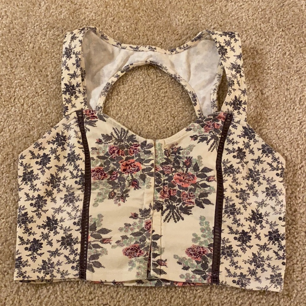 Floral crop top